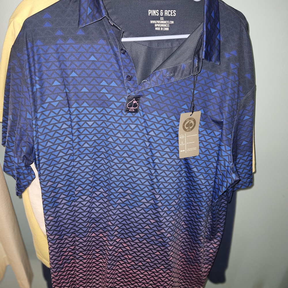Pins And Aces  Golf Polo